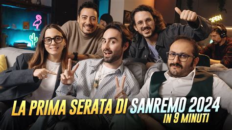 LA PRIMA SERATA DI SANREMO 2024 in 9 Minuti con Mattia .